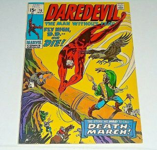 Daredevil 76 Comic (9.  2 Nm -) 1971 Death El Condor