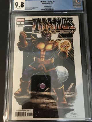 Thanos Legacy 1 Cgc 9.  8 George Perez Variant Edition Cover,  1st Print.  2018