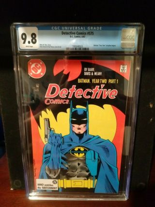 Detective Comics 575 Cgc 9.  8 Dc Comic Batman - Story - Line: Year Two