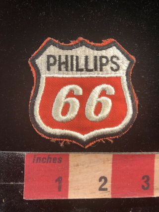 Vintage Phillips 66 Oil & Gas Station Advertising Patch 96mn