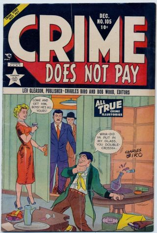 Crime Does Not Pay 105 Golden Age 12/51 Gene Colan In Parade Of Pleasure