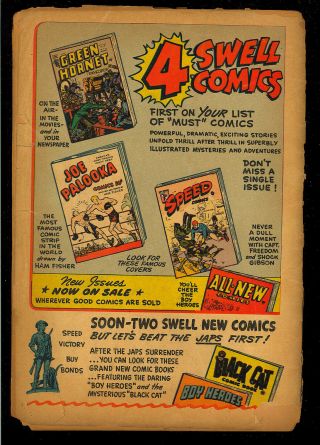 Joe Palooka Comics 1 Low Grade (Brittle) First Issue Harvey 1945 FR - PR 2