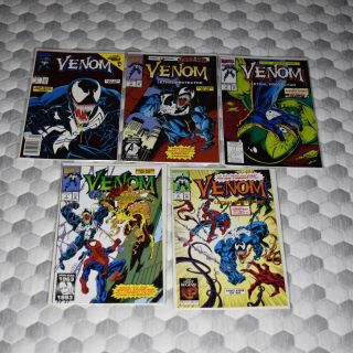 1992 Venom Lethal Protector Comic Set S 1 2 3 4 5 Marvel