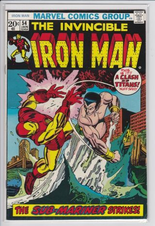 Iron Man 54 (vf 8.  0) 1st Moondragon Appearance,  Marvel Comics 1973
