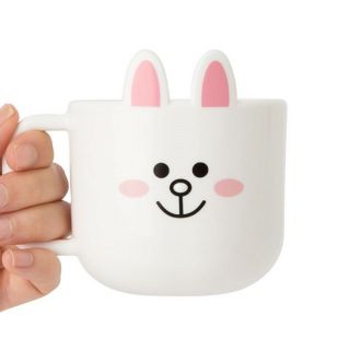 Line Friends Official Goods Dinnerware Cony Face Mug Cup Coffee Water Cup 260ml 2