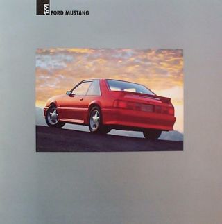 1991 Ford Mustang Sales Brochure Lx/lx 5.  0l/ Gt -