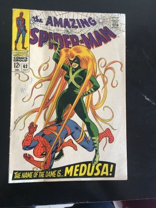 The Spider - Man 62 (july 1968,  Marvel) Ok
