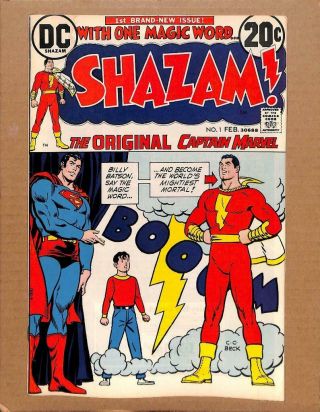 Shazam 1 - 1st Issue The Captain Marvel Billy Batson Dc Comics