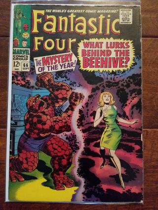 Fantastic Four 66 (sep 1967,  Marvel),  Origin And 1st Appearanceadam Warlock