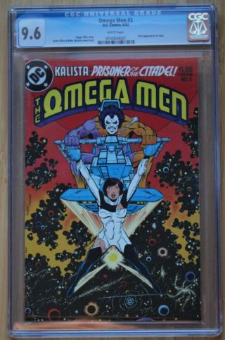 Omega Men 3 1st Lobo Dc 1983 Cgc 9.  6 White