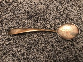 Vintage Silver Plated Ladle Soup Serving Spoon Italy Collectible Silverware