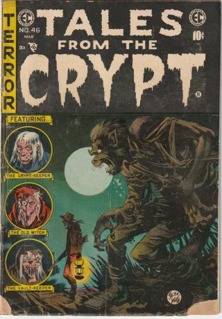Old Ec Tales From The Crypt Comic Book 46 1955 Issue