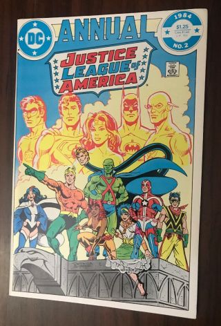 Justice League Of America Annual 2 1st Appearance Vibe Gypsy Steel 1984