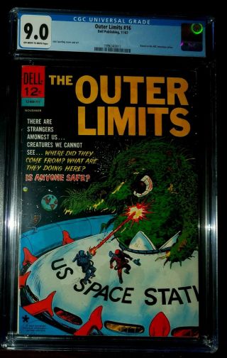 1967 The Outer Limits 16 Dell Comics Cgc 9.  0 Vf/nm