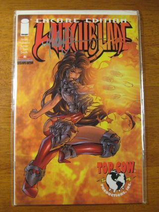 Wow Witchblade (exclus Encore Ed) Signed By Michael Turner Hot Stuff