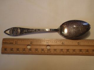 Minnesota Souvenir Sterling Silver Spoon,  5.  5 " Long, .  7 Oz/20g,  1960 