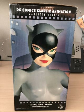 Dc Comics Batman Animated Series Catwoman Maquette Limited Edition 1665/1800