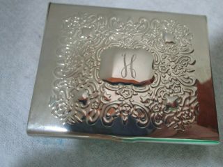 Vintage Godinger Silver Plated Small Photo/card Box