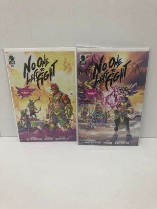No One Left To Fight 1 & 2 1st First Print 2019 Sitterson Ossio Dark Horse