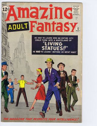 Adult Fantasy 12  1st App.  Mailbag; Ditko; Marvel; 1962 (c 24454)