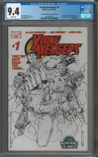 Young Avengers 1 Cgc 9.  4 Wizard World La 1st Appearance Kate Bishop