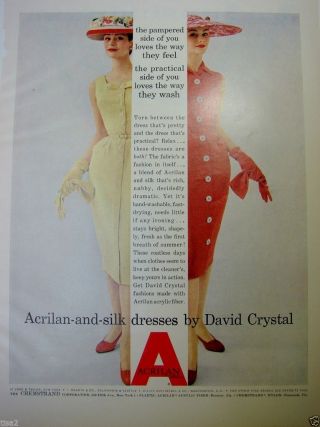 1956 MUNSINGWEAR Brief Nightgown Panties Vintage LINGERIE Photo,  David Crystal Ad 2