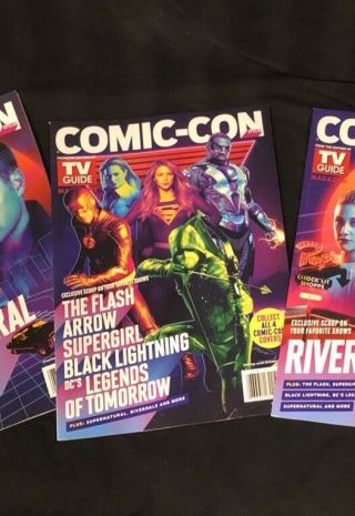 2018 Sdcc Comic Con Tv Guide Flash Supergirl Arrow Legends Cw