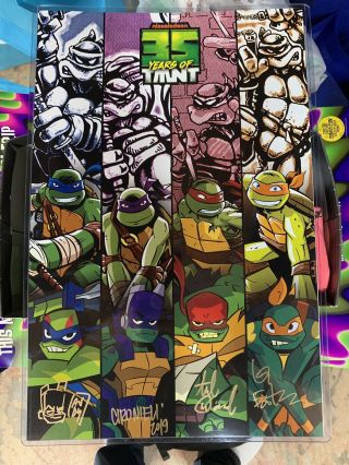 Sdcc 2019 Exclusive Nickelodeon Tmnt Poster Signed By Kevin Eastman,  3