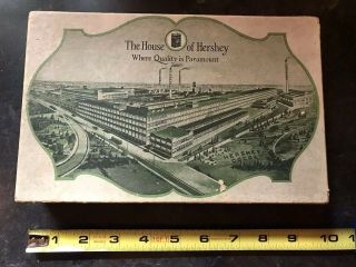Vintage General Store House Of Hershey Chocolate Bar Box Green Border