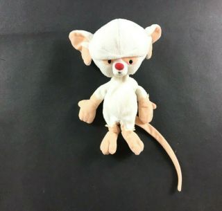 Vintage Warner Brothers Pinky & The Brain Plush 9 " Toy Figure 90 