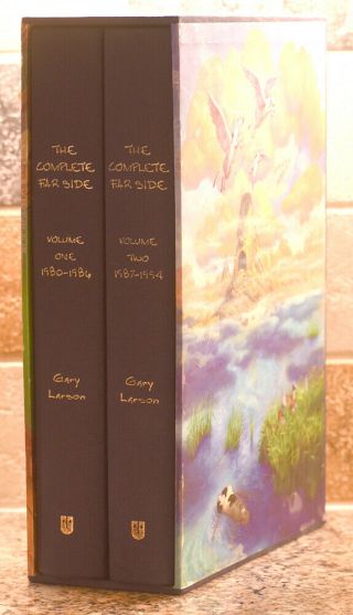 The Complete Far Side By Gary Larson Volumes 1 & 2 1980 - 1994 First Edition Exc