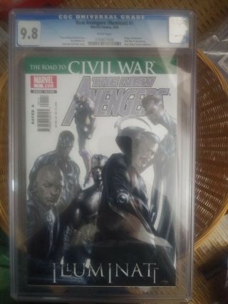 Avengers Illuminati 1 Cgc 9.  8 " The Road To Civil War " One - Shot Marvel 2006