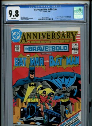 Brave And The Bold 200 Cgc 9.  8 1 St Appearance Katana Suicide Squad Batman Wp