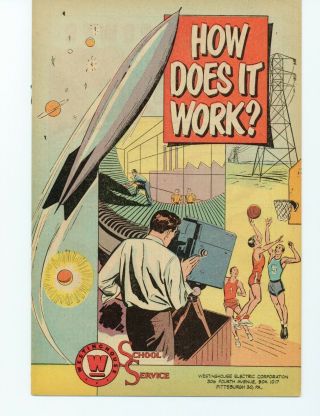 How Does It Work? Westinghouse Promotional Comic Book 1950 Atomic Age