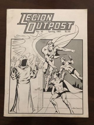 Legion Outpost 10 1981 Rare Dc Fanzine Jim Shooter Curt Swan & More