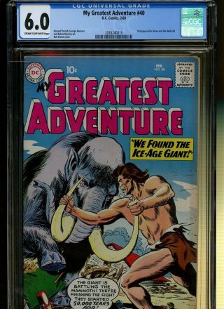 My Greatest Adventure 40 Cgc 6.  0 | Dc | Full Page Ad For Brave And The Bold 28.