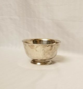 Webster Wilcox International Silver Footed Serving Fruit Bowl Decor Silverplate