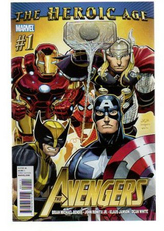 Avengers 1 - 34 Near Complete Set 2010 W/ Annual 1 & 24.  1,  12.  1