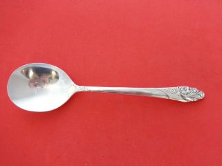 Evening Star By Community Plate Silverplate Cream Soup Spoon 7 "