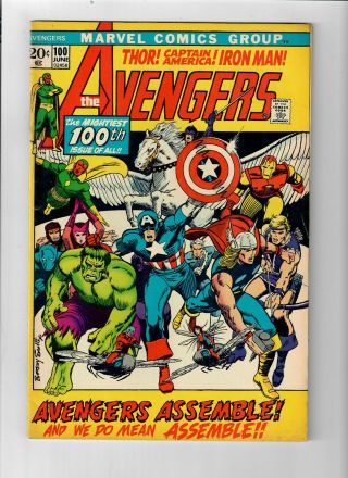 Avengers 100 (vol.  1) - Grade 7.  0 - Barry Windsor - Smith Cover