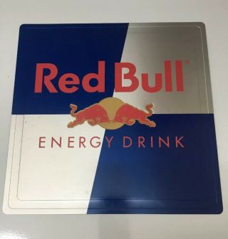 Red Bull Energy Drink Double Sided Metal Tin Signs 10 " X 10 " Marketing Man Cave