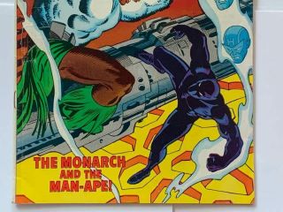 marvel AVENGERS 62 (1969) 1st app M ' BAKU THE MAN - APE vs Black Panther 3
