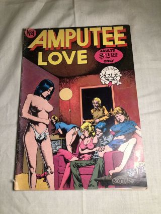 Amputee Love No.  1 Adult Only Comic Book