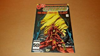 Crisis On Infinite Earths 8 Dc Comics No 8 Nov 1985 Fate Of The Flash Vf/nm 9.  0