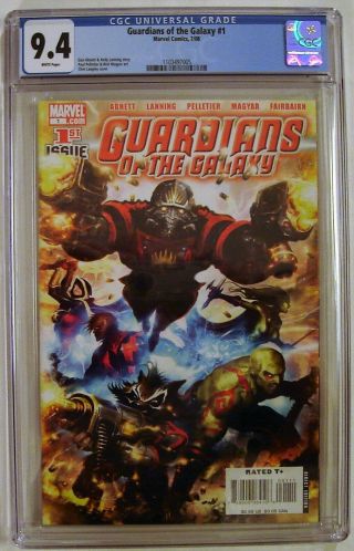 Marvel Comics - Cgc 9.  4 Guardians Of The Galaxy 1 - Abnett & Lanning