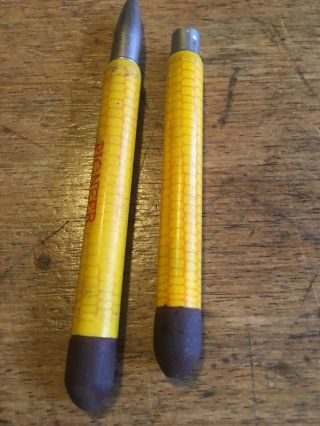 Pioneer Seed Corn Advertising Bullet Pencil,  Two 4