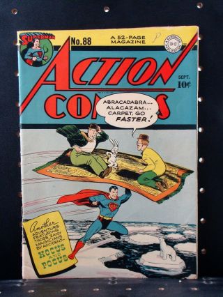 Superman Action Comics No.  88 September 1945 Dc