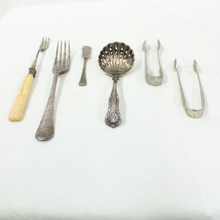 Various Unusual Vintage Silver Plated Cutlery Items 305 2