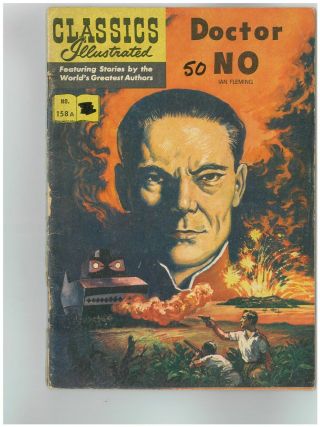 Classics Illustrated 158a G/vg Dr No 1st James Bond Comics App Scarce British