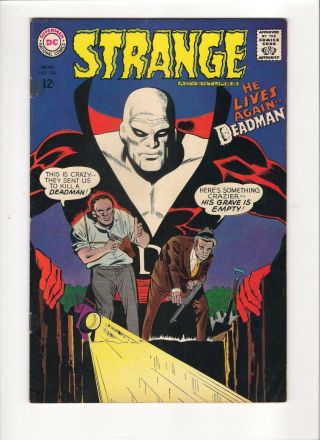 Strange Adventures 206 2nd Deadman,  Adams Art 1967 Fine - (special Grading Note)